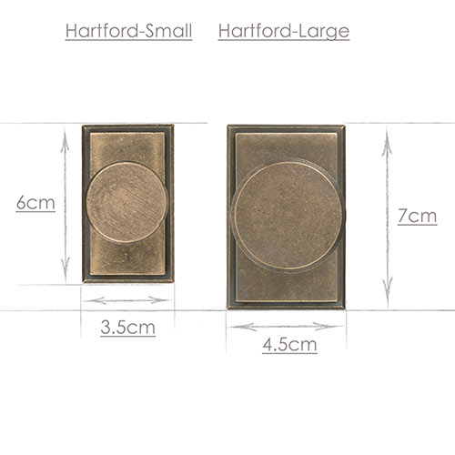 Hartford cabinet knob sizes