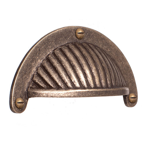Cook's Drawer Pull in Antiqued Brass