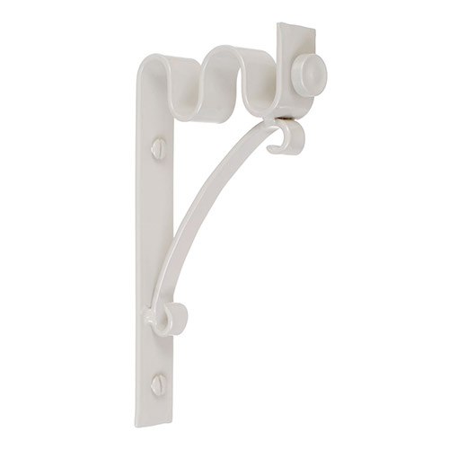 12/12mm Double Pole Standard Bracket in Clay