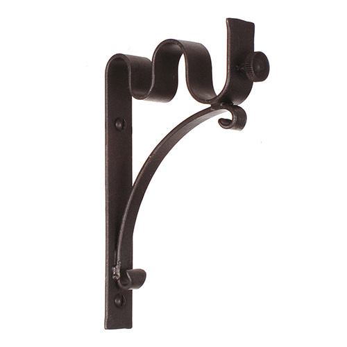 20/12mm Double Pole Standard Bracket in Beeswax