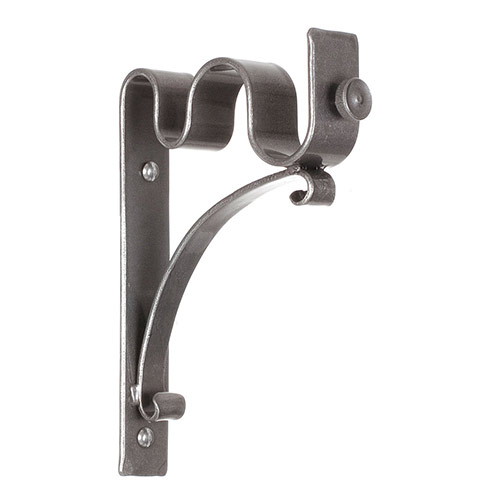 25/12mm Double Pole Standard Bracket in Polished