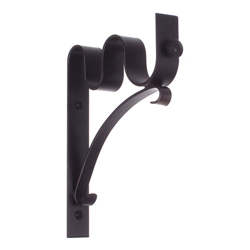 38/20mm Double Pole Standard Bracket in Beeswax