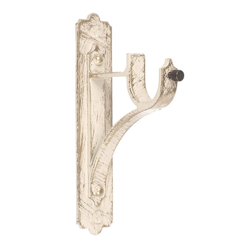 25mm Brett Standard Bracket in Old Ivory