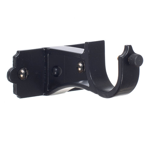 25mm Brett Centre Bracket in Matt Black