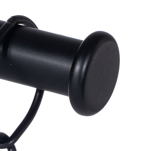 25mm Button Finial in Matt Black