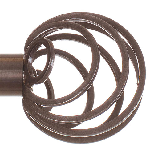 25mm Spiral Finial in Polished