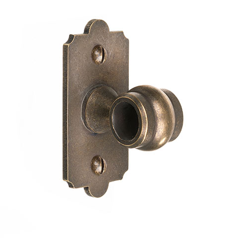 12mm Sleeve Bracket  in Antiqued Brass
