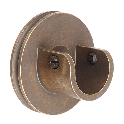 12mm Recess Cup Bracket in Antiqued Brass