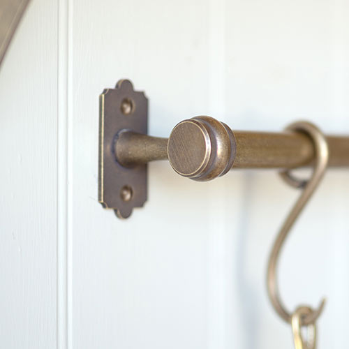 19mm Brass Capped End Sleeve Bracket