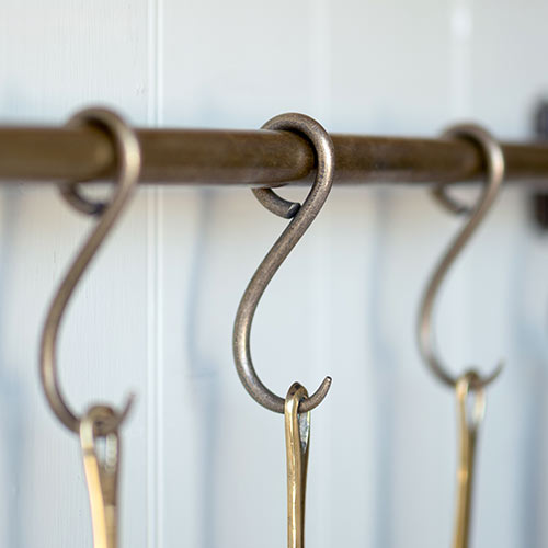 Brass Closed S Hook