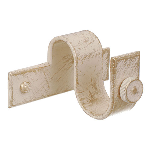 25mm Chapel Centre Bracket in Old Ivory