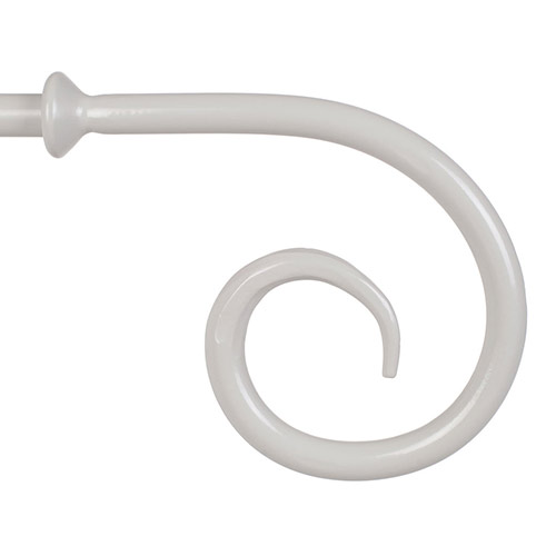 12mm Crook Finial in Clay