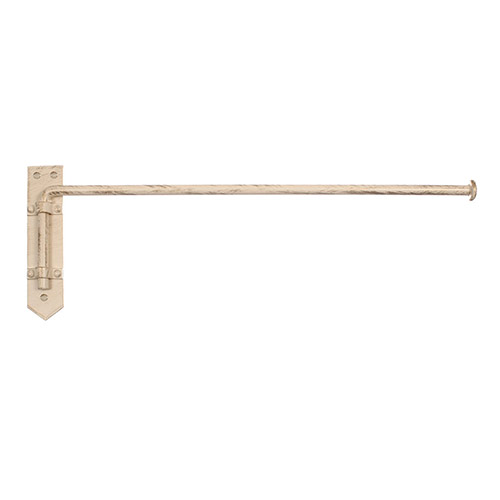 12mm Button Dormer Rod in Old Ivory