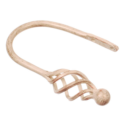 Small Cage & Ball Holdback in Old Ivory