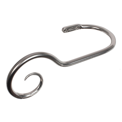 Large Bishop's Crook Holdback (Left Side) in Mercury