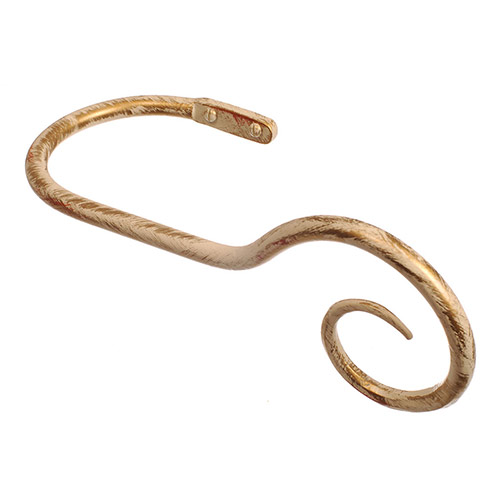 Large Bishop's Crook Holdback (Right Side) in Old Ivory