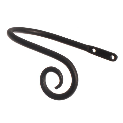 Small Crook Holdback (Right Side) in Matt Black