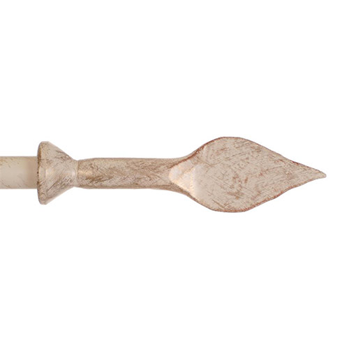 12mm Spear Finial in Old Ivory