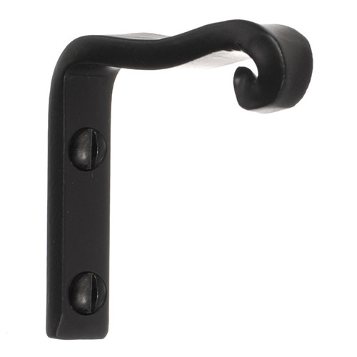 Dormer Rod Support Bracket in Matt Black