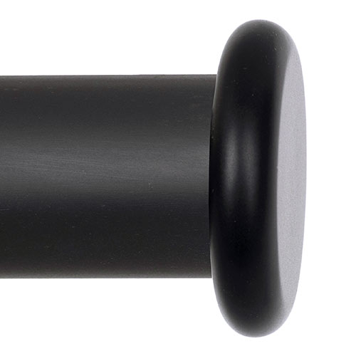 38mm Button Finial in Matt Black