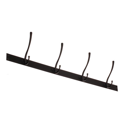 Chandler Coat Hook Rack in Matt Black