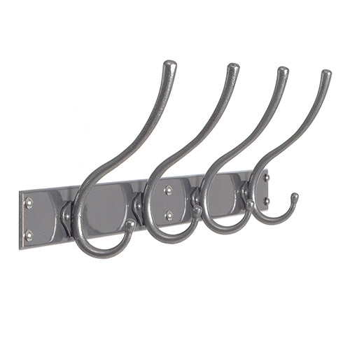 Chandler Coat Hook Rack in Polished