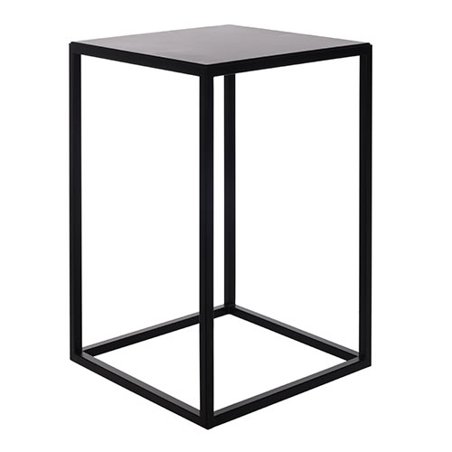 Small Linton Table in Matt Black