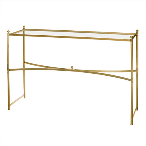 Windsor Console Table in Old Gold