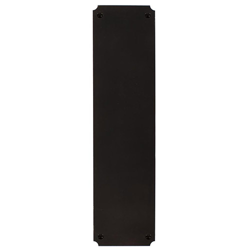 Corner Notch Finger Plate in Beeswax