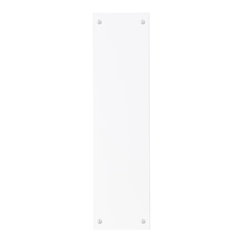 Standard Finger Plate in Matt White