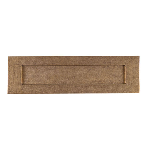 Large Letter Plate in Antiqued Brass