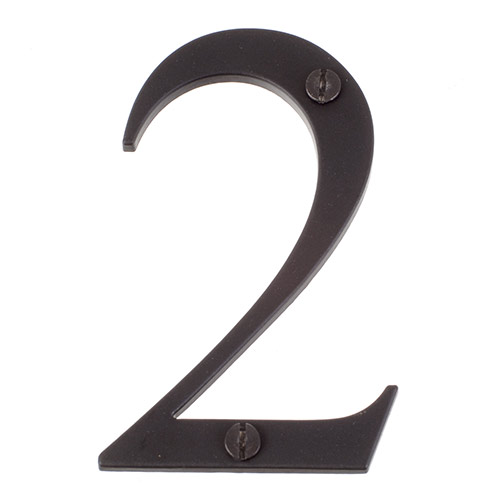 Number 2 in Matt Black