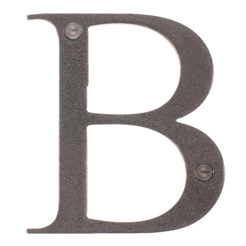 Letter B in Polished
