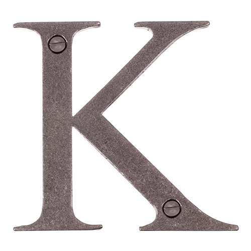 Letter K in Polished