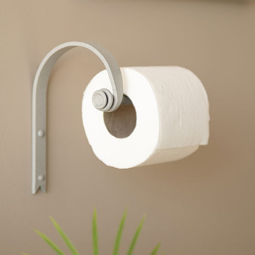 Hatton Loo Roll Holder in Stone