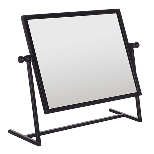 Hepworth Mirror in Matt Black