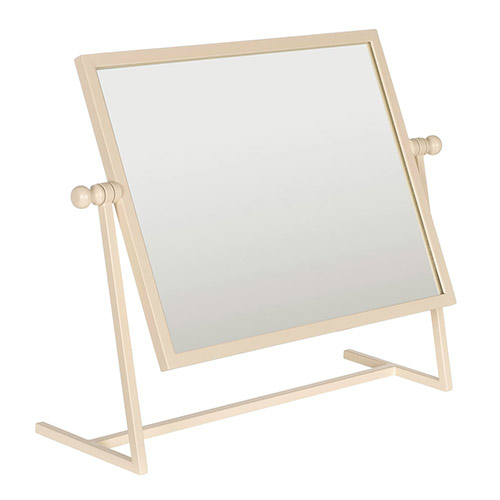 Hepworth Mirror in Plain Ivory
