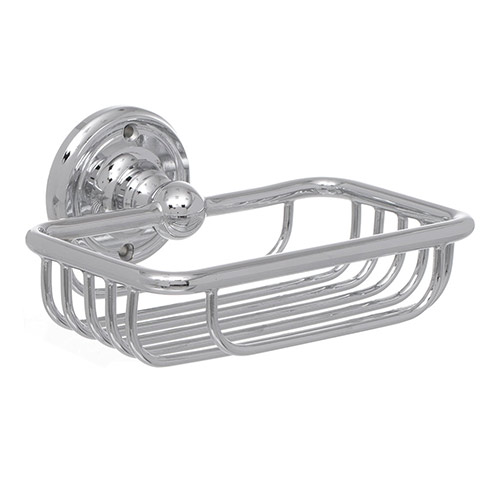 Bletchley Soap Basket in Nickel