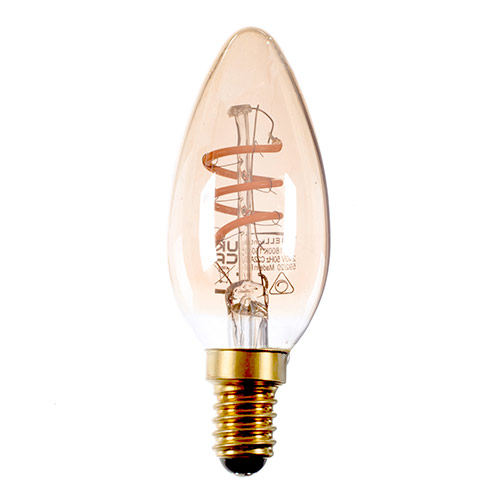 SES LED Soft Coil Vintage Candle Bulb