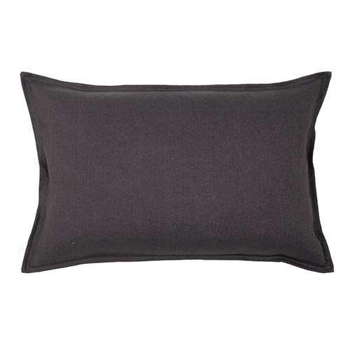 60cm Oxford Rectangular Cushion Cover in Elephant Waterford Linen