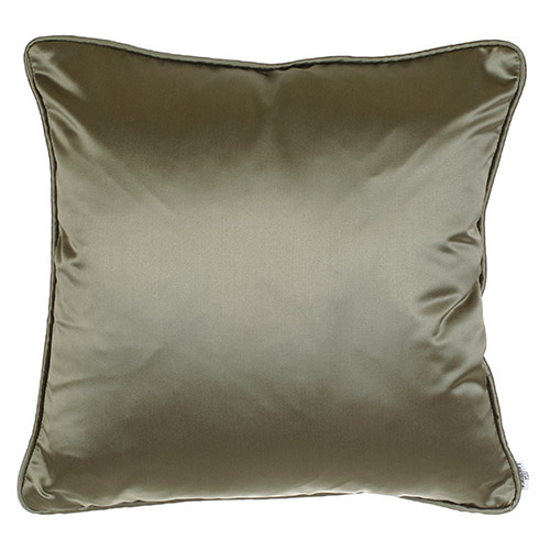 45cm Piped Cushion Cover in Laurel Satin