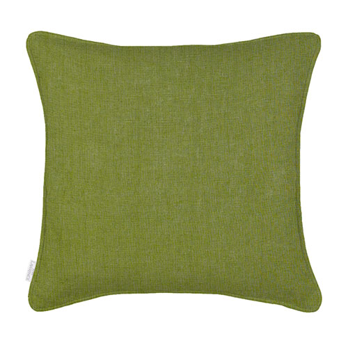 45cm Piped Cushion Cover in Green Waterford Linen