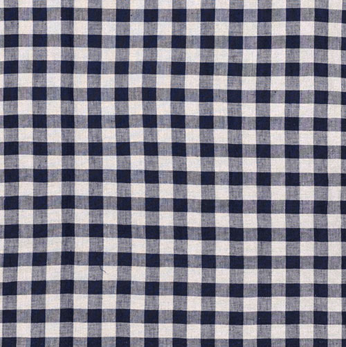 Killarney Linen Fabric in Indigo Blue