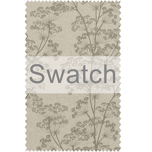 Swatch of Cow Parsley in Soft Green Reversed