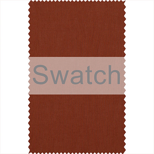 Swatch of Waterford Linen in Paprika