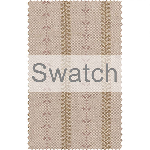 Swatch of Cottage Stripe Fabric in Gold