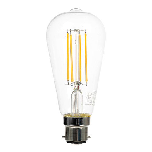 BC (B22) Squirrel Cage LED Filament Bulb, Dimmable