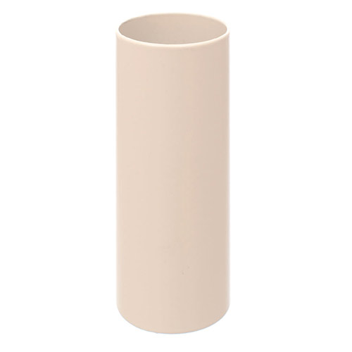 32mm dia x 81mm Ivory Candle Tube for English plastic fittings