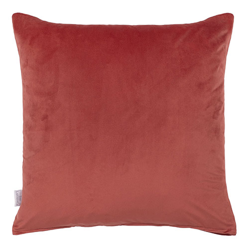 Hunstanton Velvet Cushion Cover in Burnt Orange (50cm x 50cm)