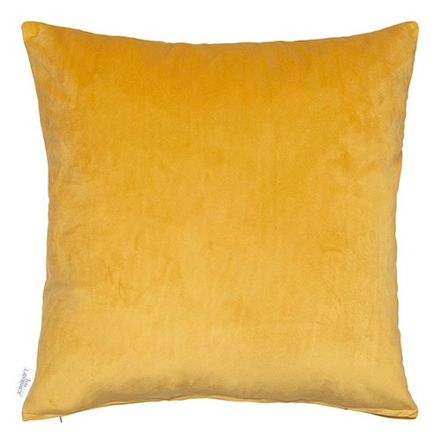 50cm Knife Edge Cushion Cover in Saffron Hunstanton Velvet 
